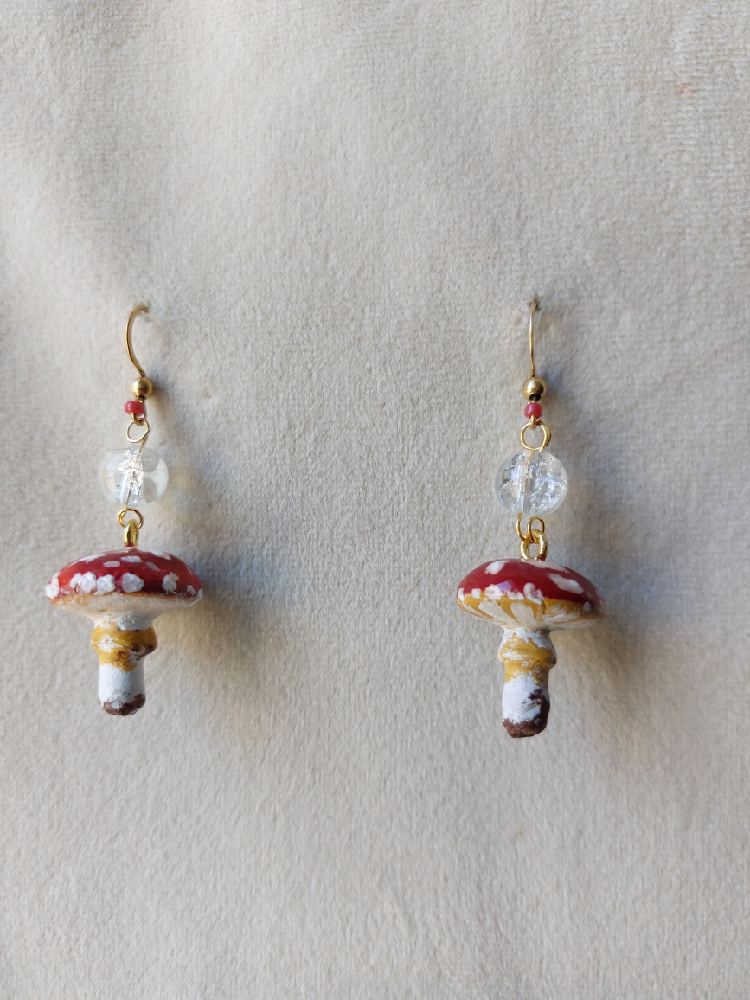 Boucles Amanites – Luminica Bijoux