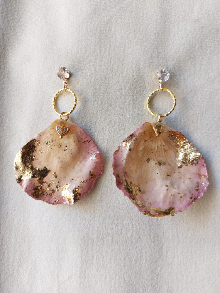 Boucles « Éclat d’or » — Luminica Bijoux